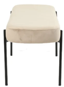 Amalie velour beige/sort