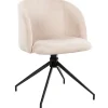 Amelia med drejefunktion fløjl beige