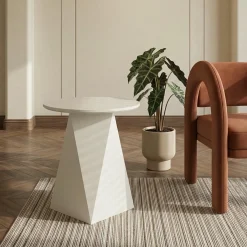 Aura creme hvid ø50x50cm