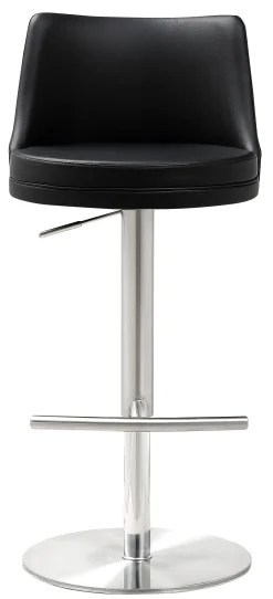 Barbord sæt Grappa sort/Luna barstol sort/krom