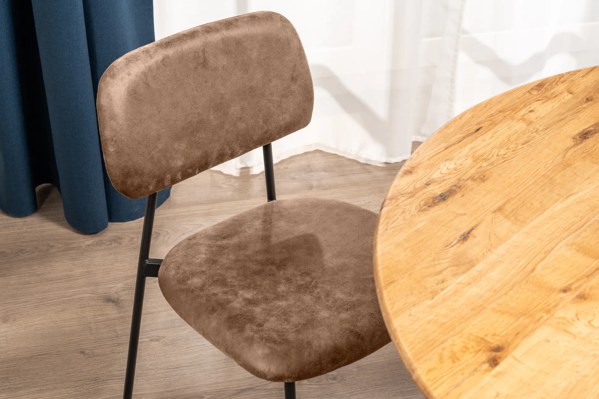 Beate suede brun