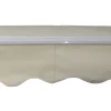 Åben markise 200x150cm creme/hvid