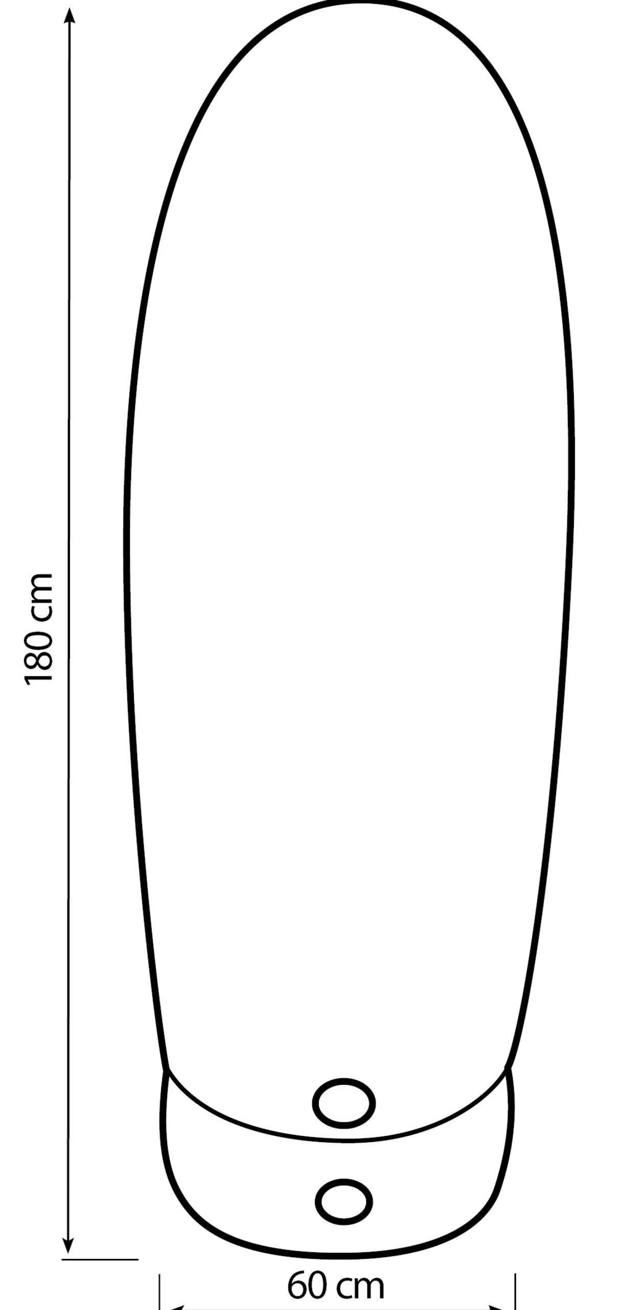 Bestplay Air dummy 180cm rød/hvid