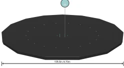 Bestway cover til pool ø457cm