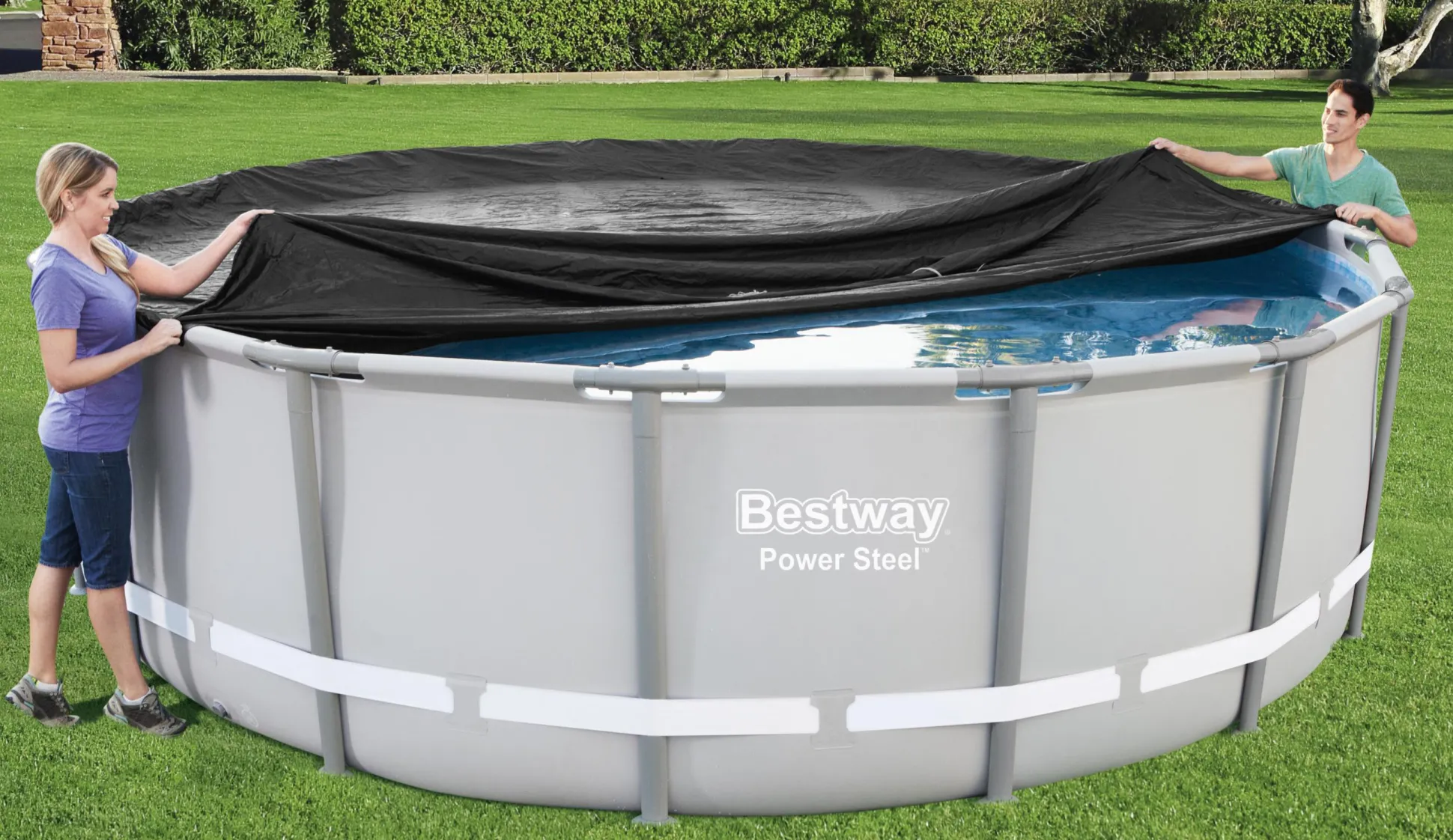Bestway cover til pool ø488cm