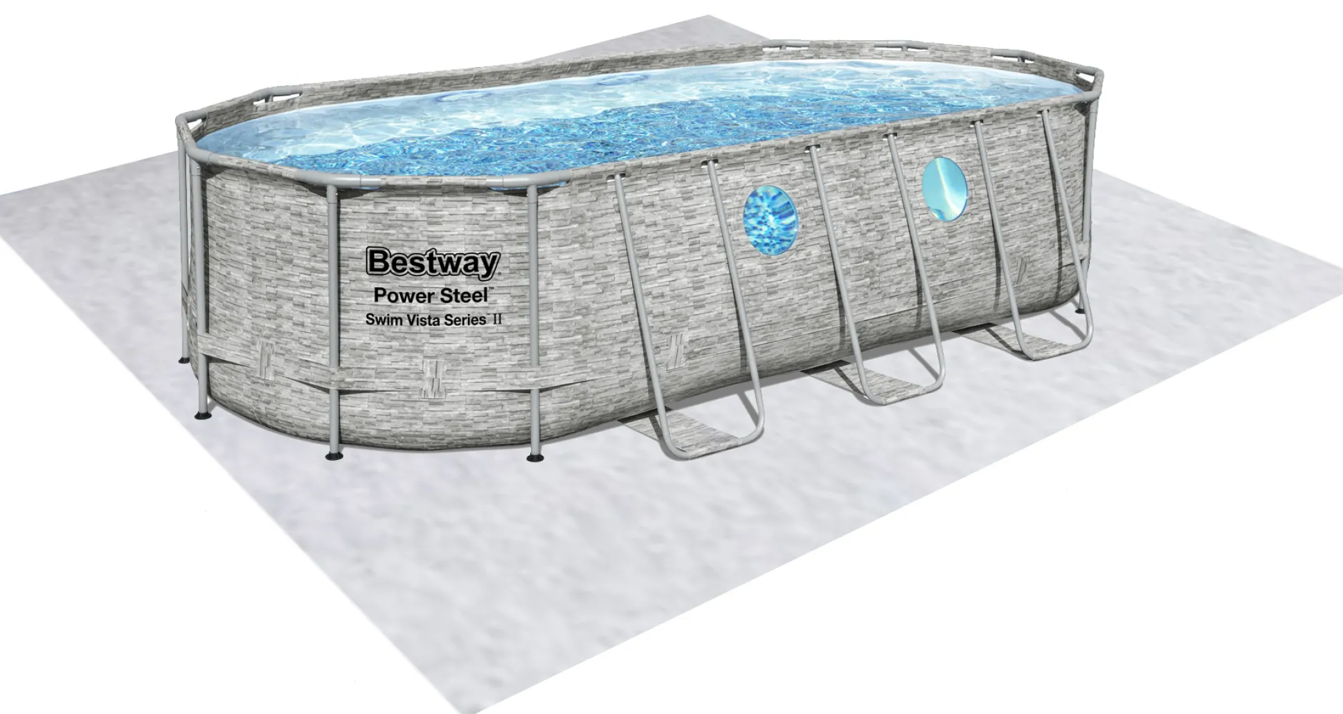 CoolSplash pool underlag 620x370cm