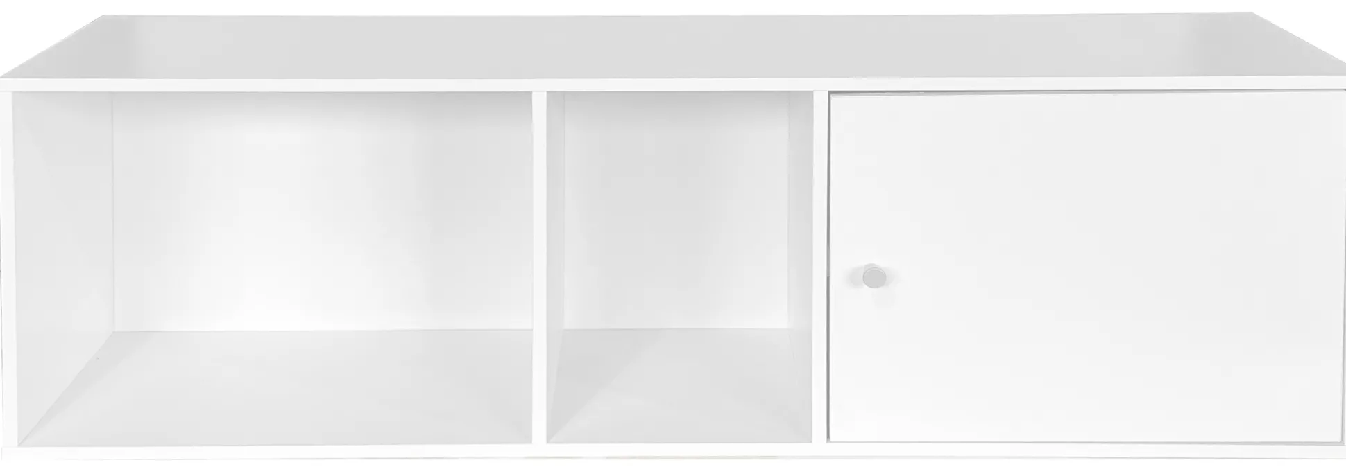 Drammen væghængt hvid 115x30x36cm