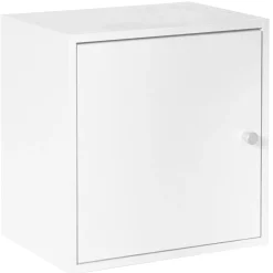 Drammen væghængt hvid 35,4x35,4x25cm