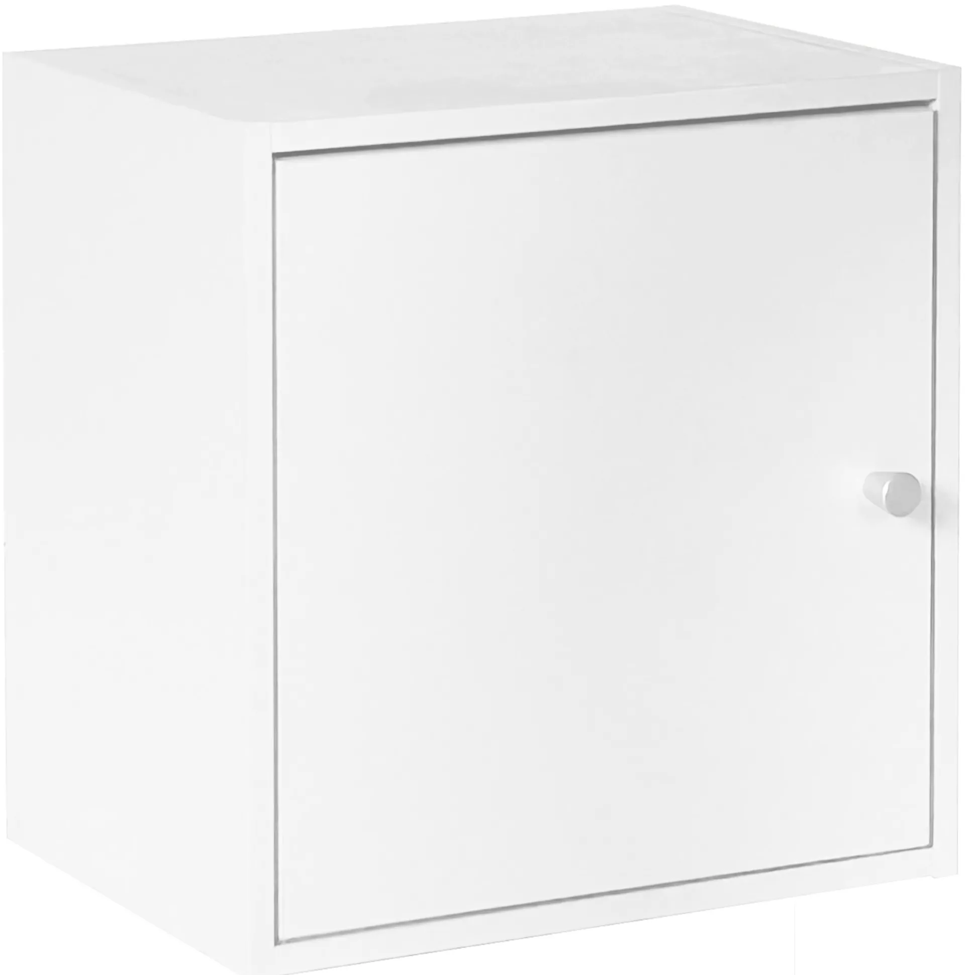 Drammen væghængt hvid 35,4x35,4x25cm