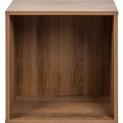 Drammen væghængt valnød 35,4x35,4x25cm