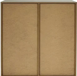 Drammen væghængt valnød 69,6x69,6x38cm