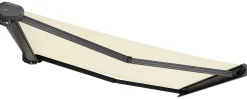 Elektrisk markise lukket 300x250cm creme/antracitgrå
