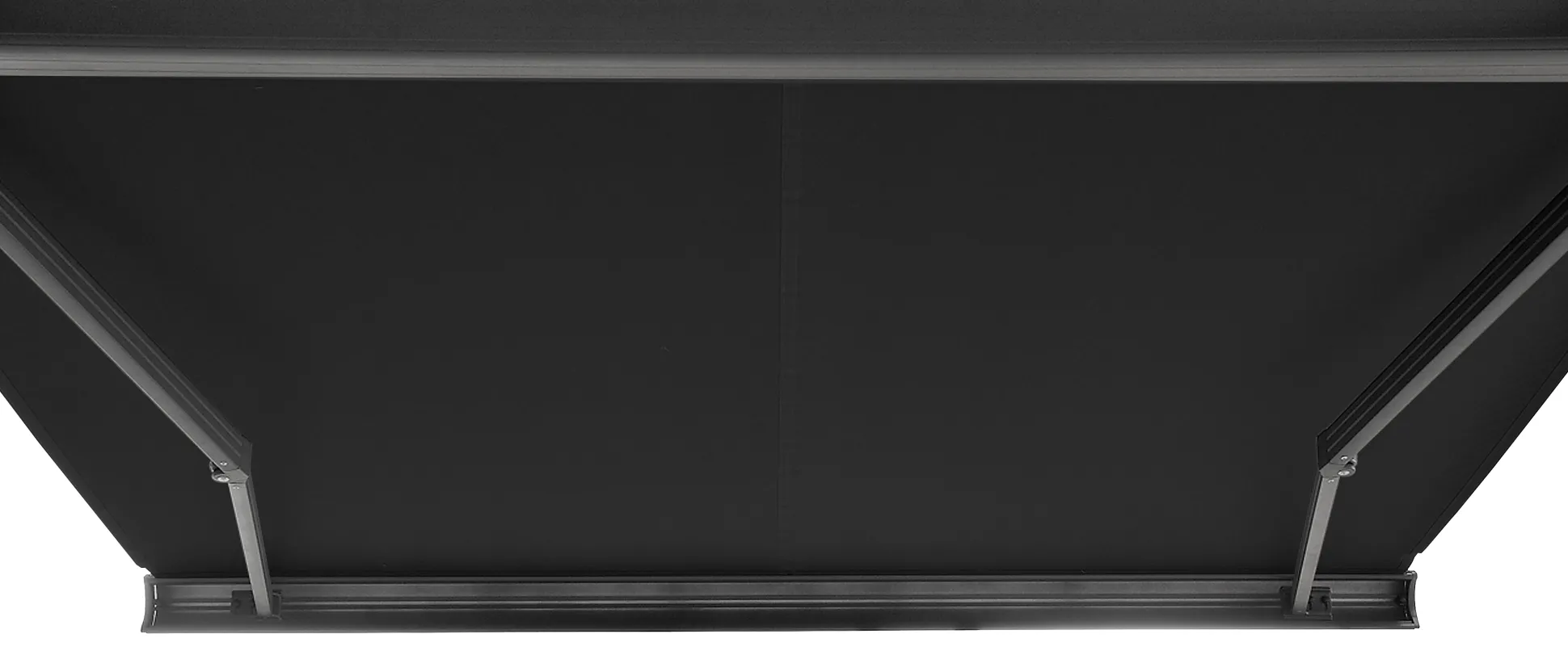Elektrisk markise lukket 300x250cm sort/antracitgrå