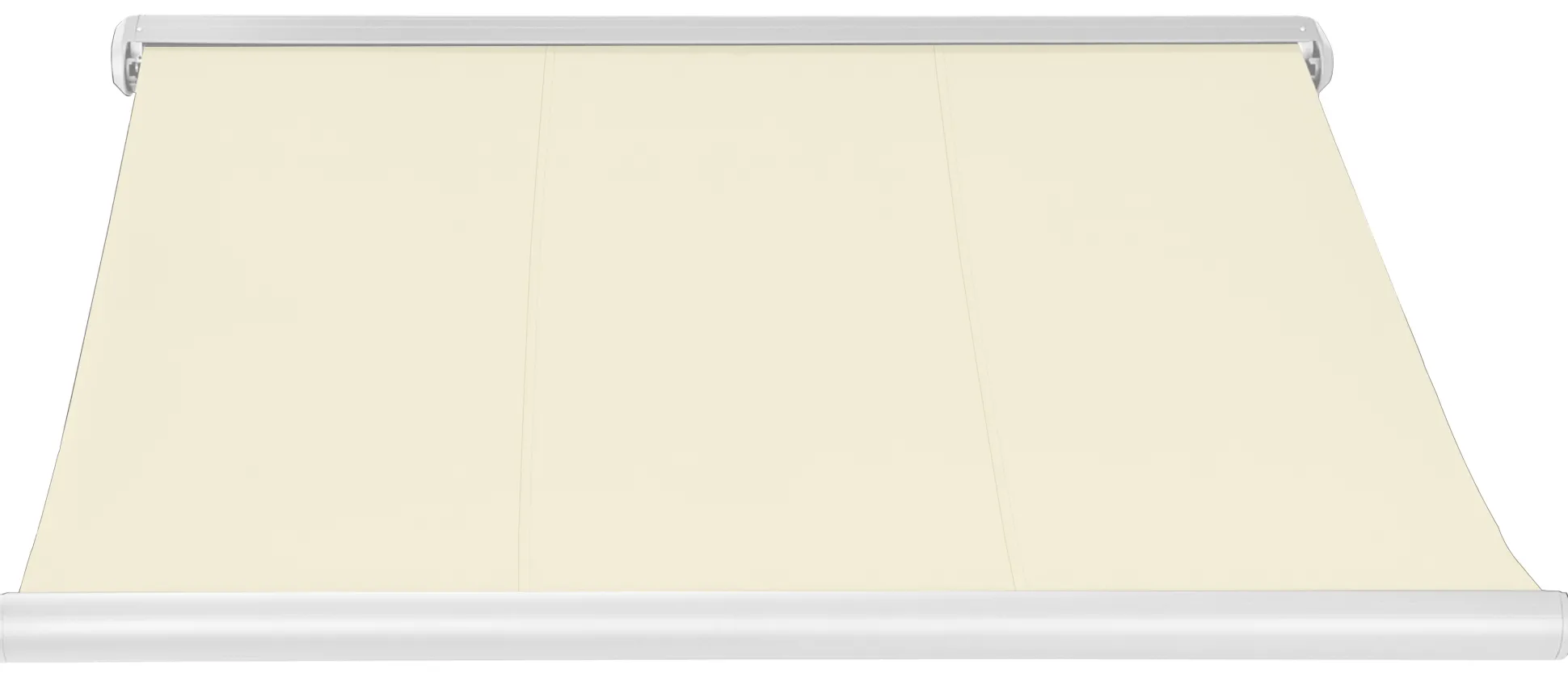 Elektrisk markise lukket 350x300cm creme/hvid