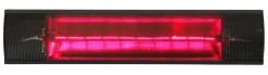 Elektrisk terrassevarmer 45x10x15cm sort