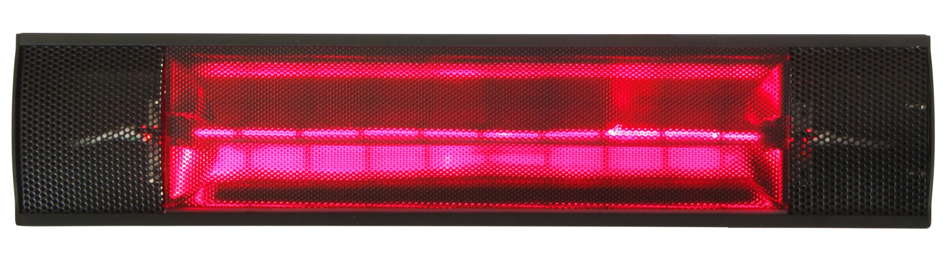 Elektrisk terrassevarmer 45x10x15cm sort