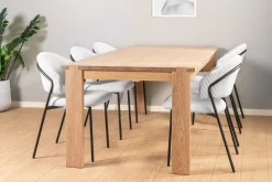 Elise fløjl hvid