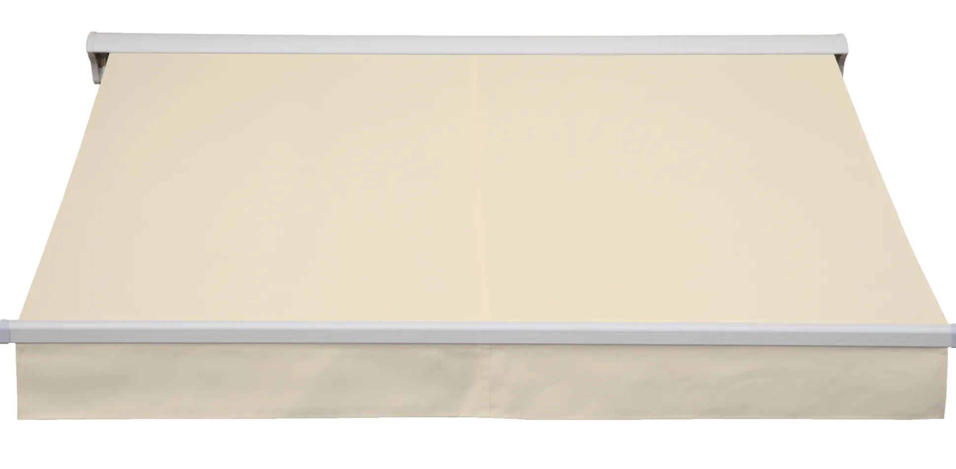 Essence åben elektrisk markise 250x200cm creme/hvid