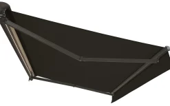 Essence åben elektrisk markise 300x250cm sort/antracitgrå