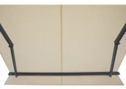 Essence åben elektrisk markise 350x300cm creme/antracitgrå
