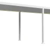 Essence elektrisk LED pergola med lameltag 600x300cm hvid