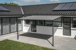 Essence elektrisk pergola markise 400x300cm antracit/antracit
