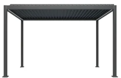 Essence elektrisk pergola med lameltag 400x300cm antracit