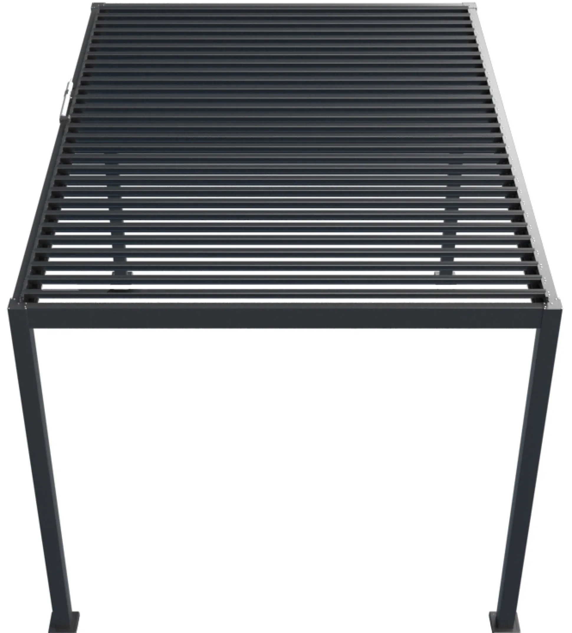 Essence elektrisk pergola med lameltag 400x300cm antracit
