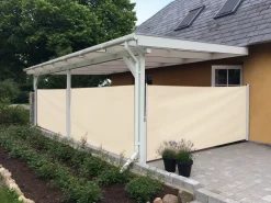 Essence læsejl lukket 600x160cm creme/hvid