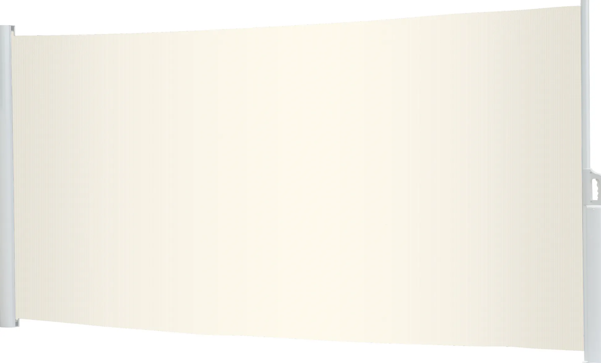 Essence læsejl lukket 400x140cm mesh creme/hvid