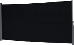 Essence læsejl lukket 400x140cm sort/antracitgrå