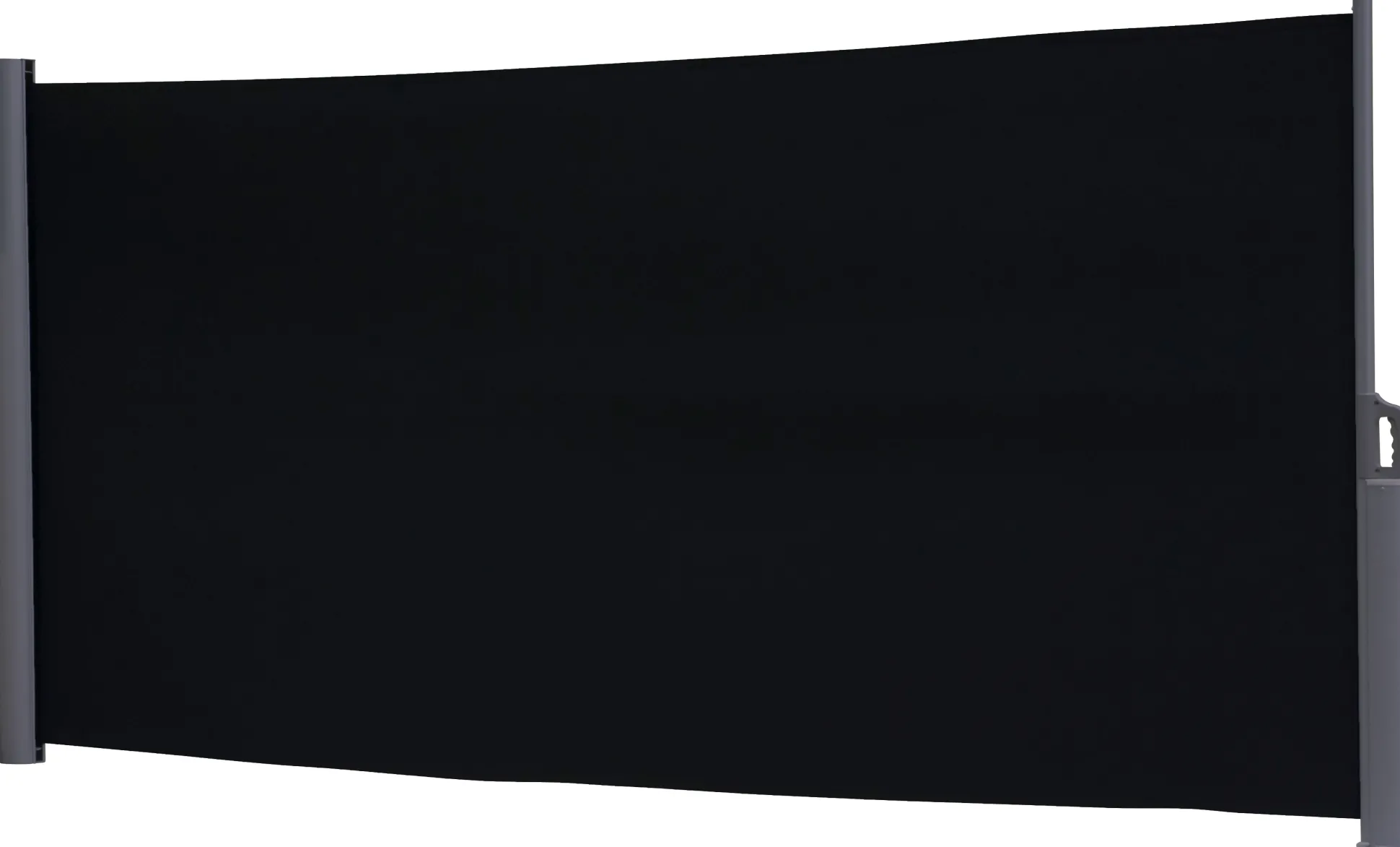 Essence læsejl lukket 500x160cm sort/antracitgrå