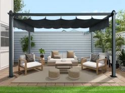 Essence manuel pergola med dug 12m2