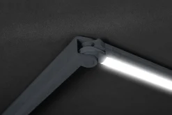 Essence Premium LED lukket 350x250cm sort/antracitgrå