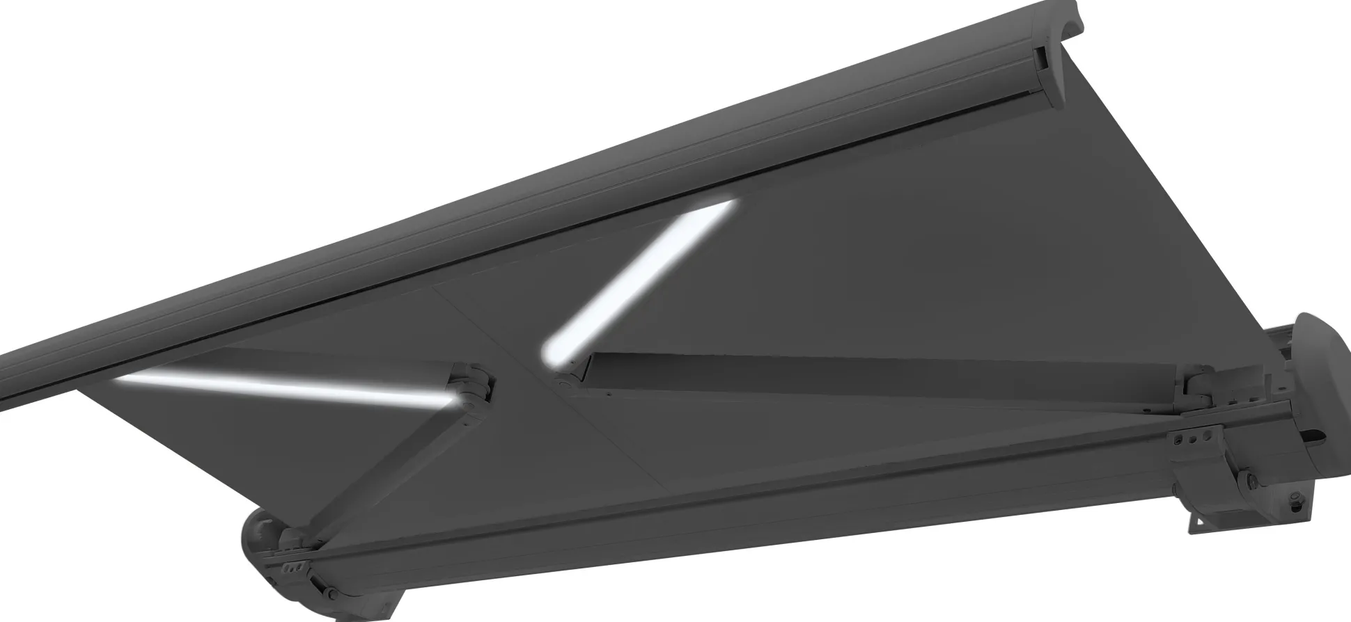 Essence Premium LED lukket 400x300cm antracitgrå/antracitgrå