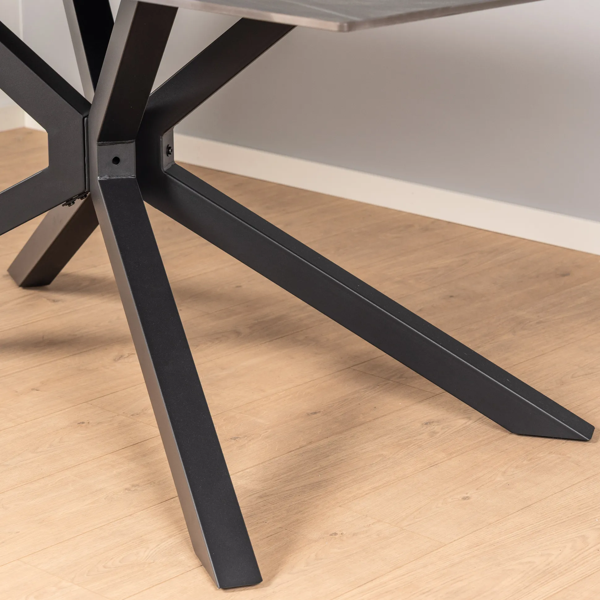 Felina 180x90x76cm mørkegrå/sort