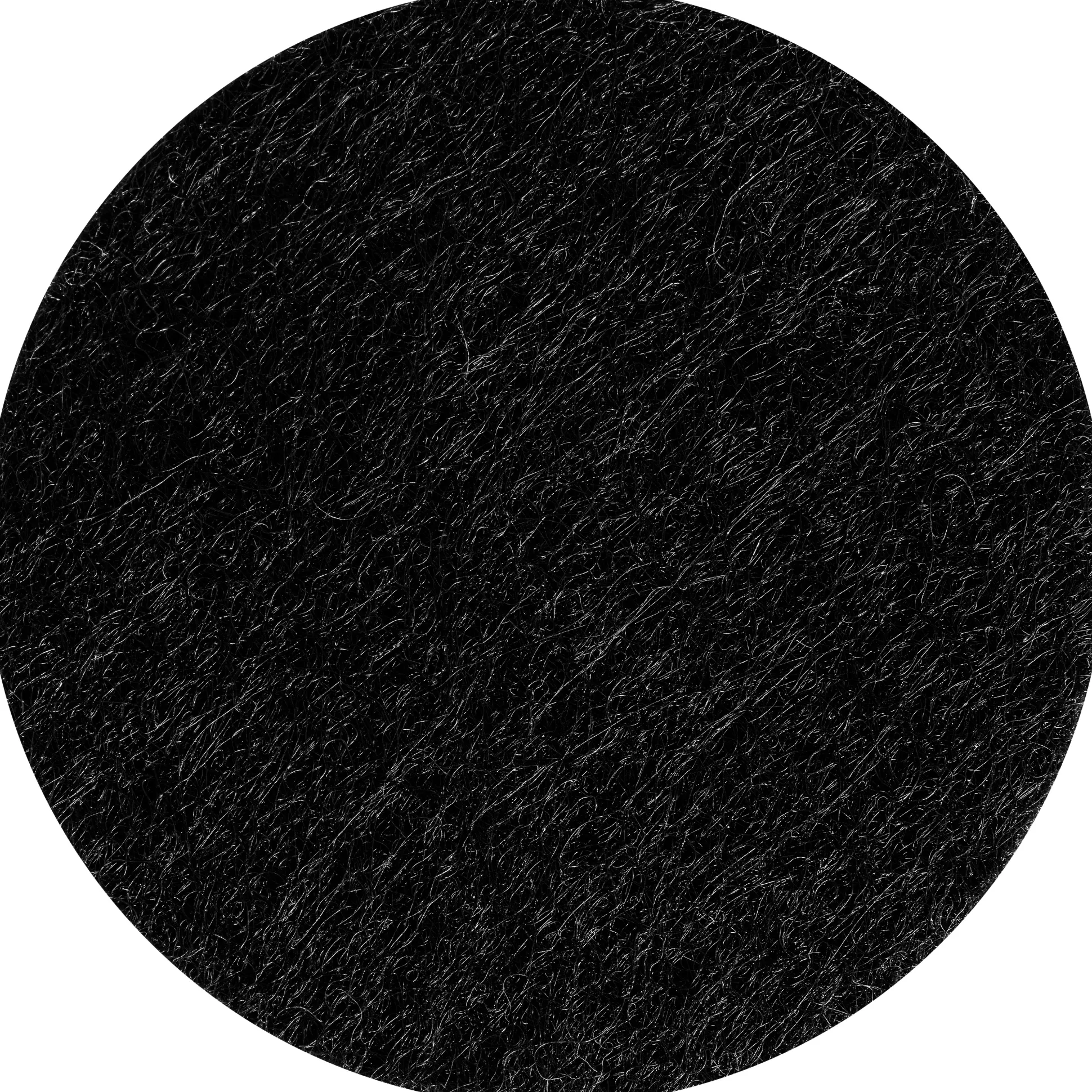 Filtpude 3,5 cm sort