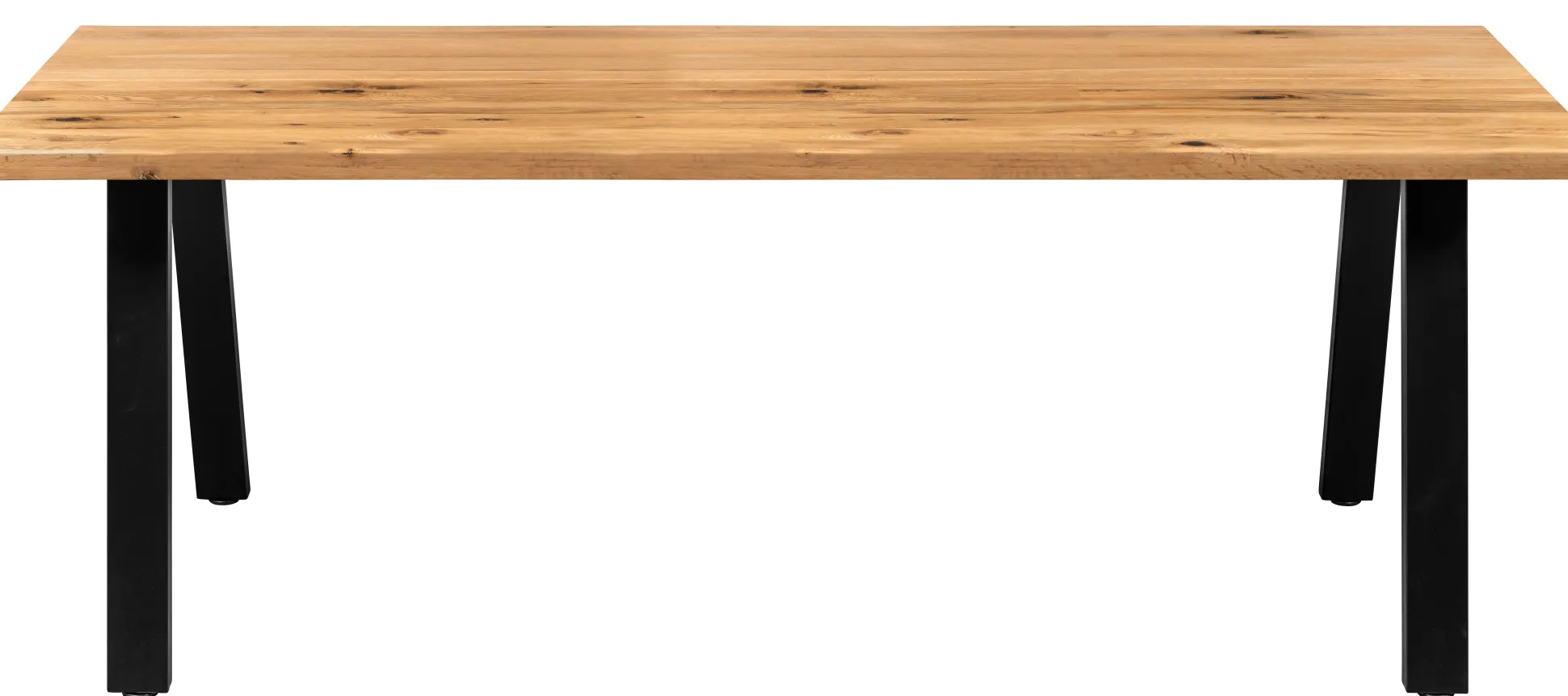 Firenze eg natur/skråben sort 200x95cm