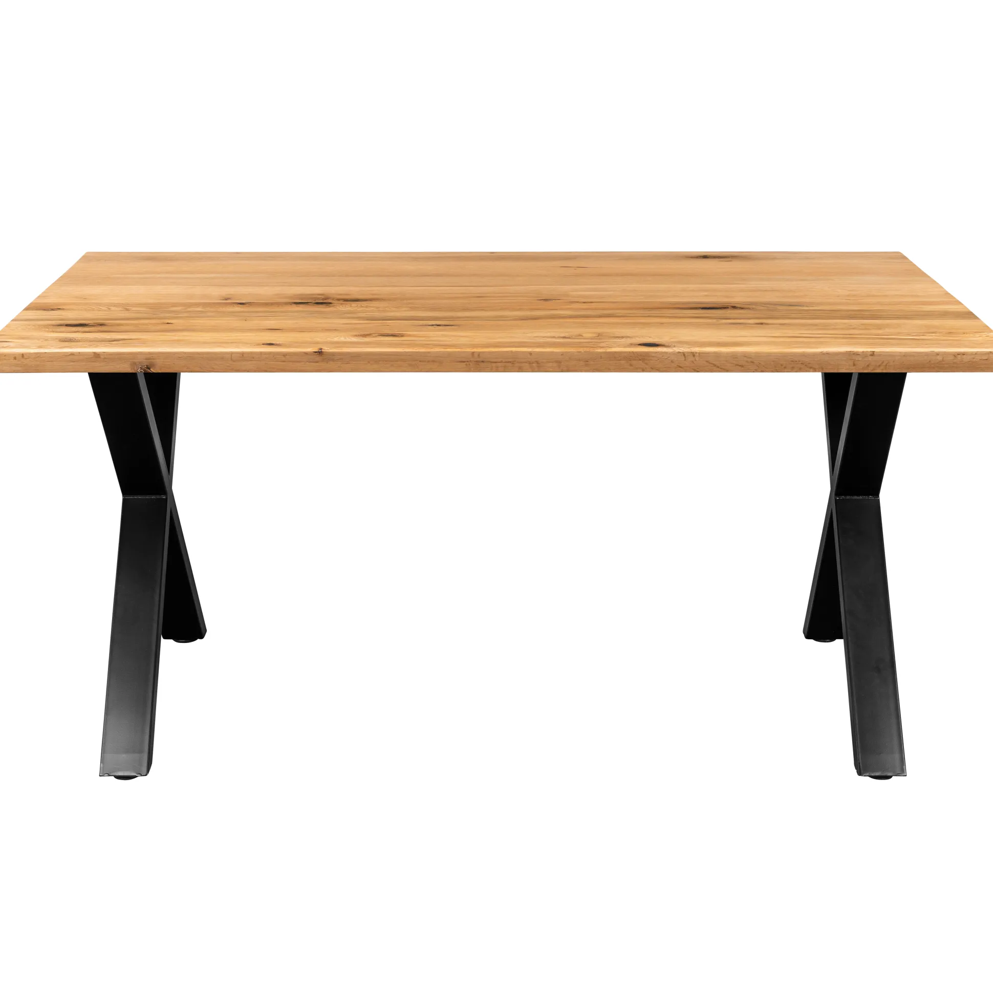 Firenze med krydsben og 1 planke 160x95x71cm eg natur/sort