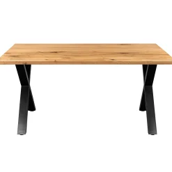 Firenze med krydsben 160x95x74cm eg natur/sort