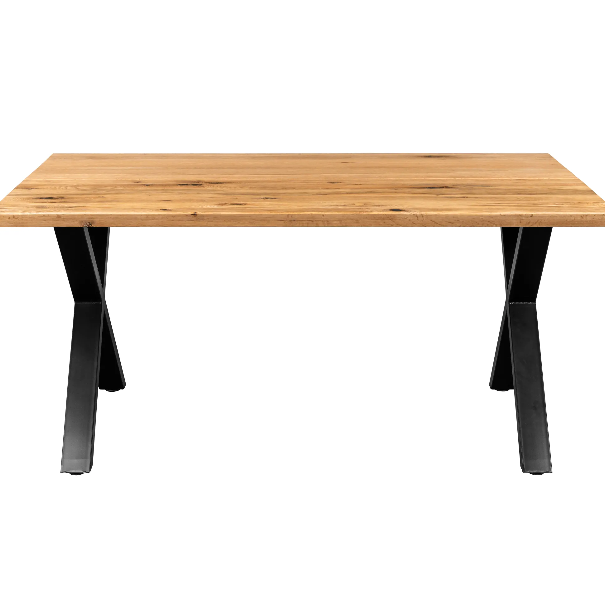 Firenze med krydsben 160x95x74cm eg natur/sort