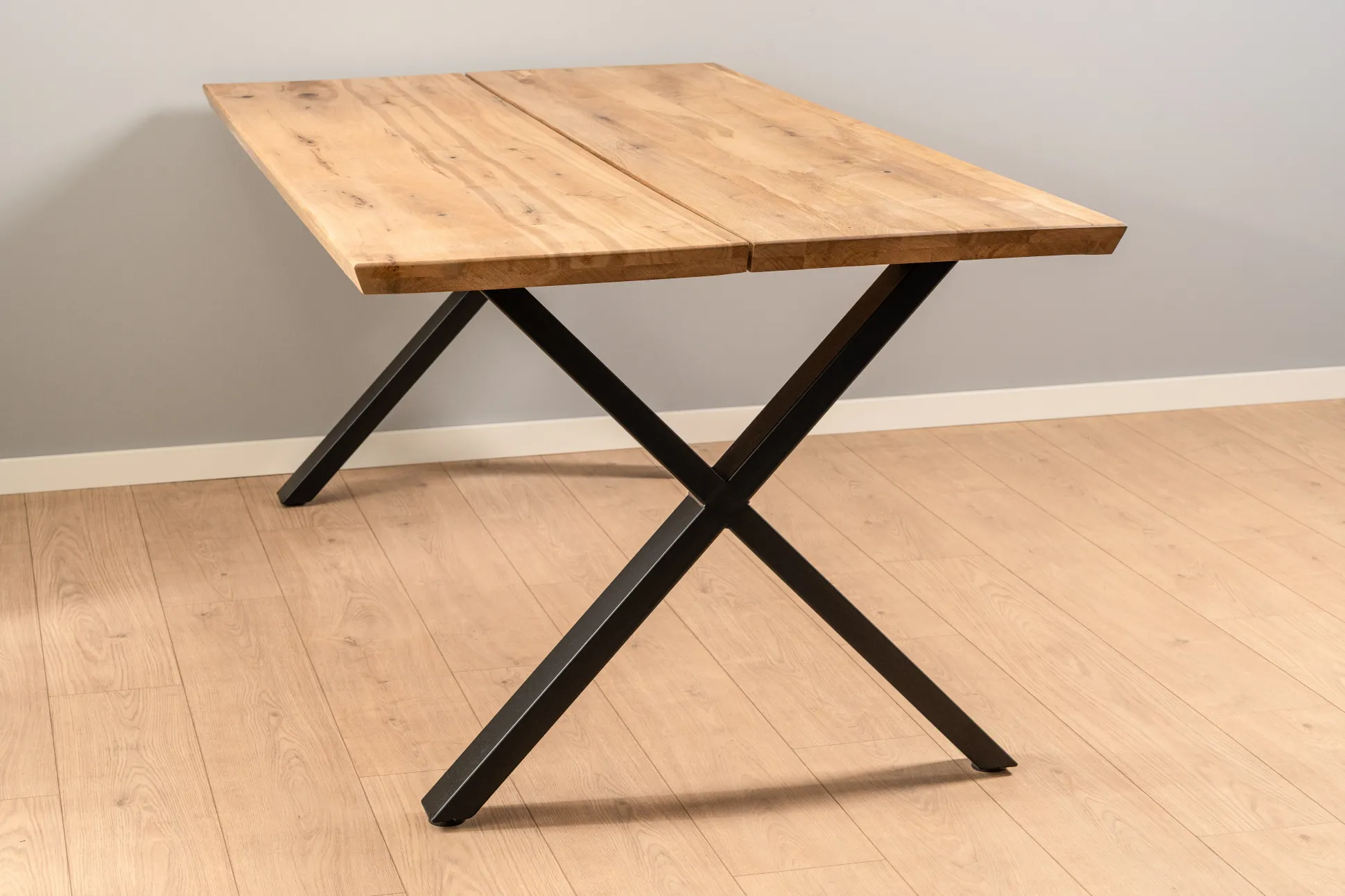 Firenze med krydsben 200x95x74cm eg natur/sort