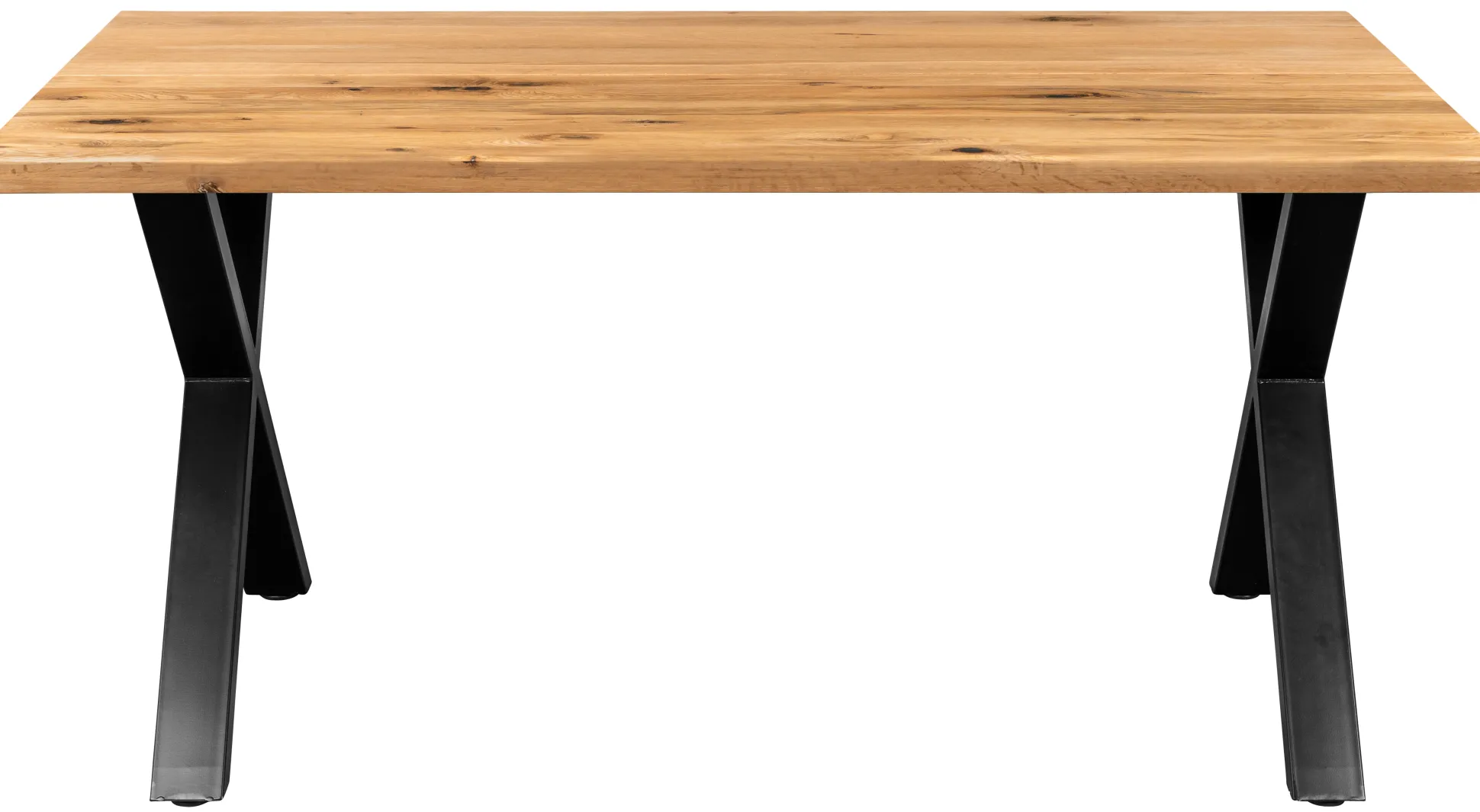 Firenze med krydsben 160x95x74cm eg natur/sort