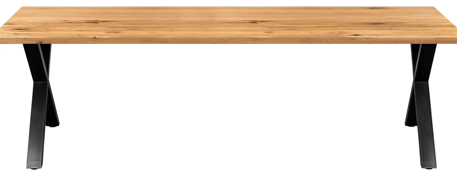 Firenze med krydsben 240x95x74cm eg natur/sort