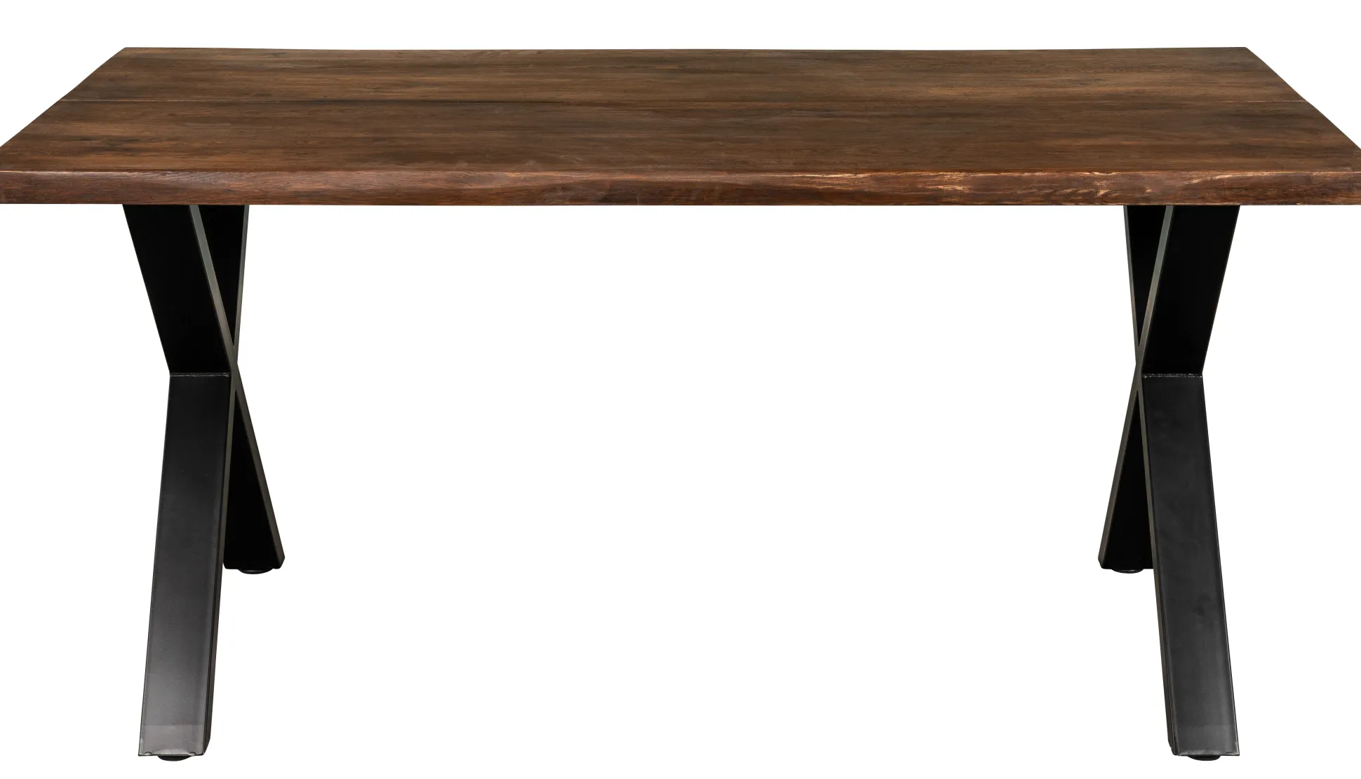 Firenze med krydsben 160x95x74cm eg smoked/sort