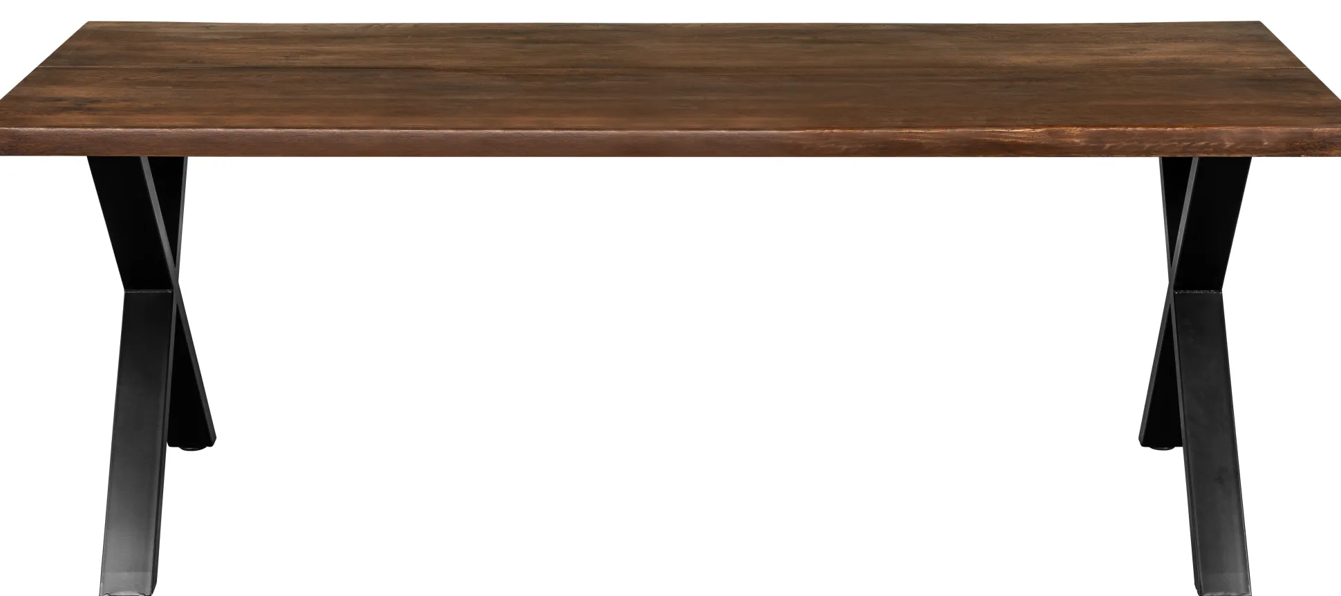Firenze med krydsben 200x95x74cm eg smoked/sort