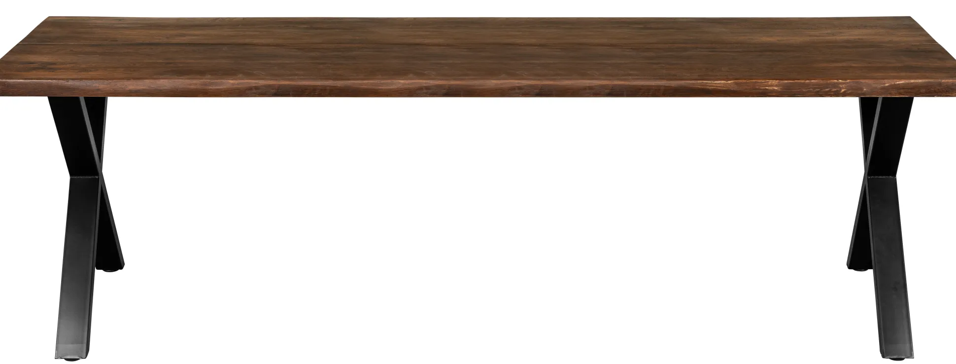 Firenze med krydsben 240x95x74cm eg smoked/sort