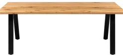 Firenze med skråben 200x95x74cm eg natur/sort