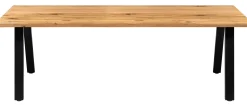 Firenze med skråben 220x95x74cm eg natur/sort