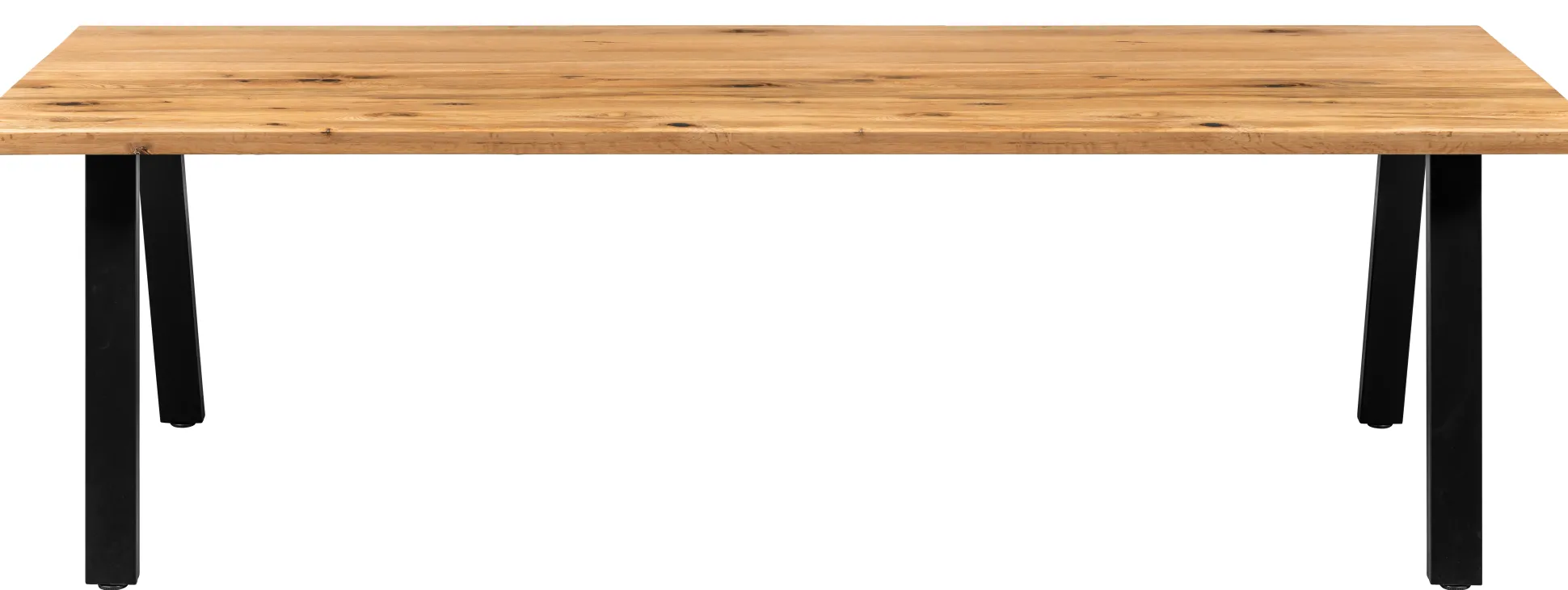 Firenze med skråben 240x95x74cm eg natur/sort